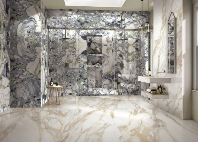 Green Marble Wall