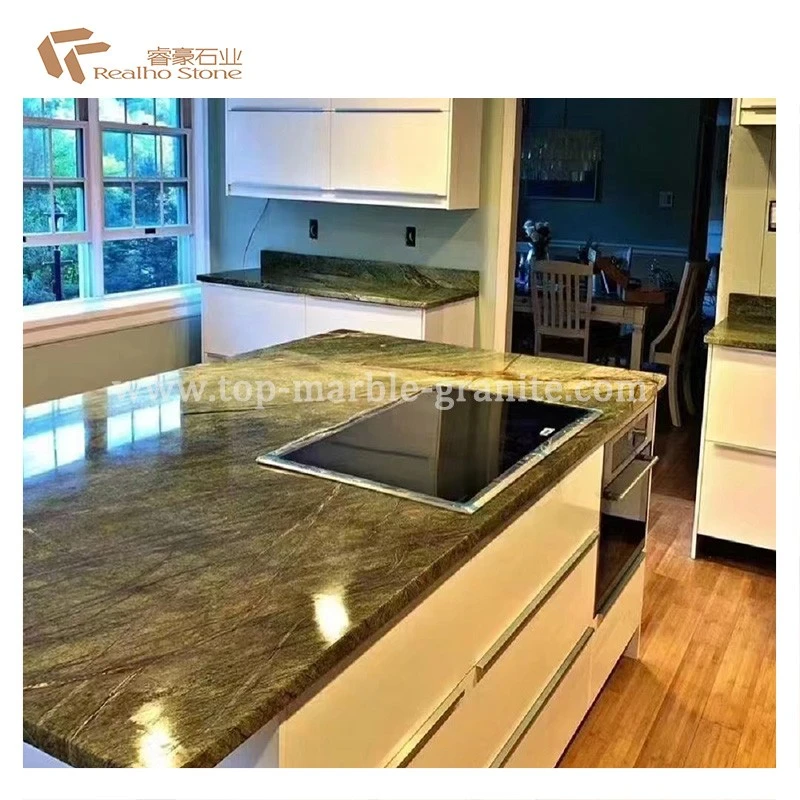 rainforest green countertop