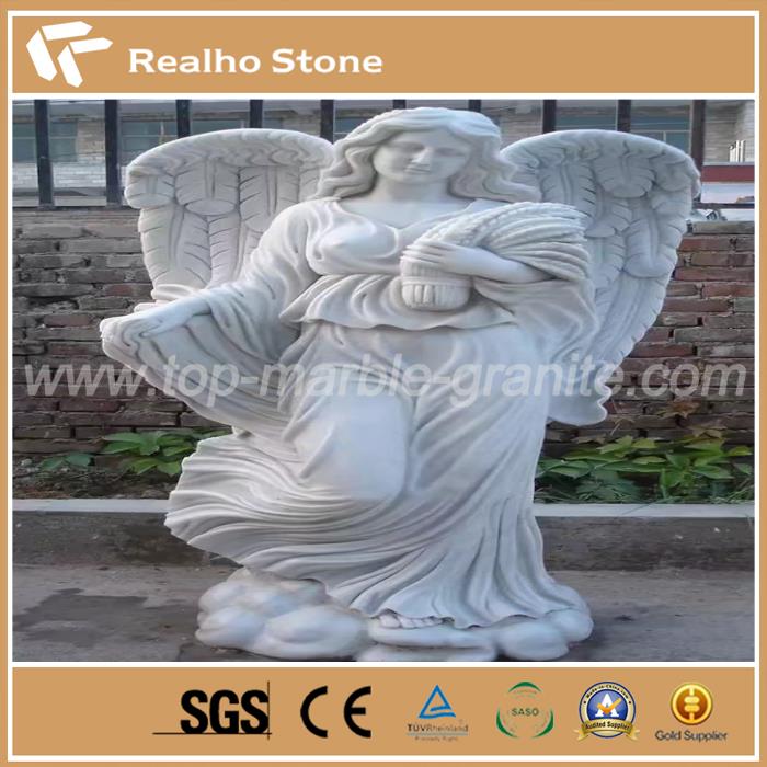 ভাস্কর্য ক্লাসিক প্রকৃতি মার্বেল দেবদূত আকৃতি