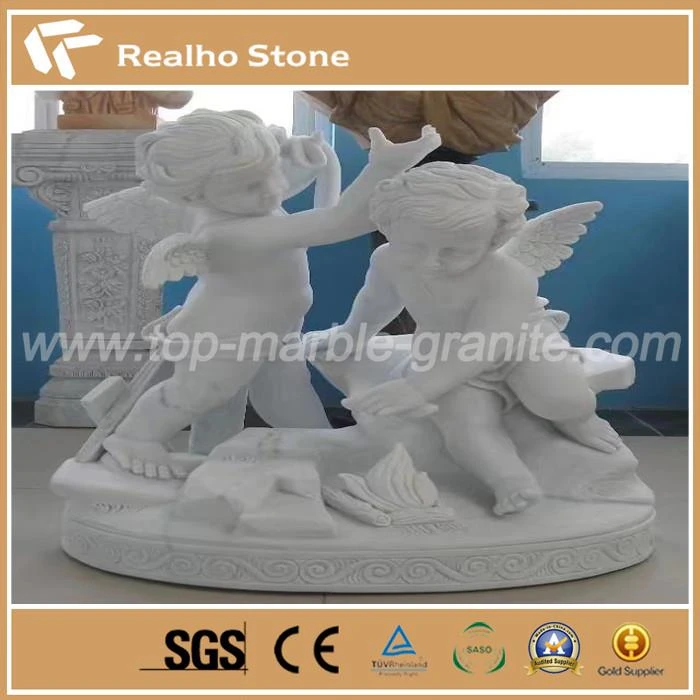 Classic Nature Marble Angel Shape Of Sculpture