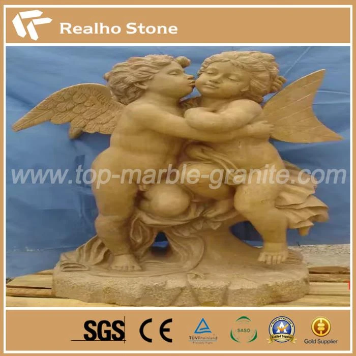 Classic Nature Marble Angel Shape Of Sculpture
