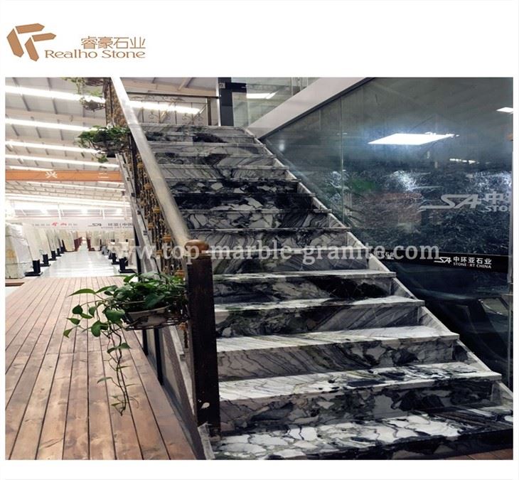 Green Marble Stairs