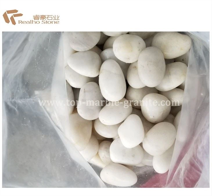 white chinese pebbles