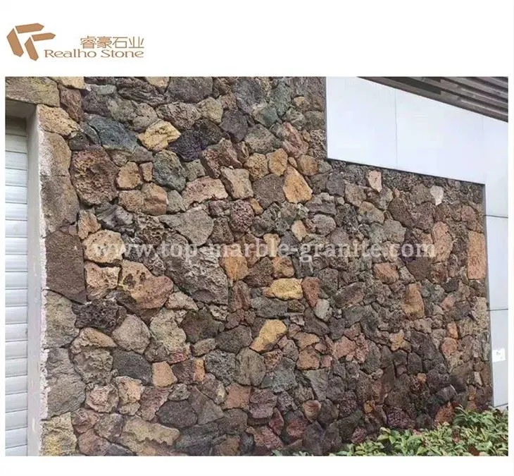 Lava stone cladding tile