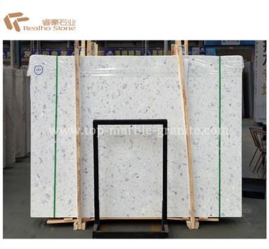 মিশ্র রঙের Terrazzo স্টোন স্ল্যাব আলংকারিক মেঝে জন্য পালিশ