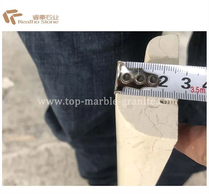 Beige marble figure