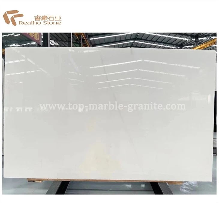 pure white marble tiles